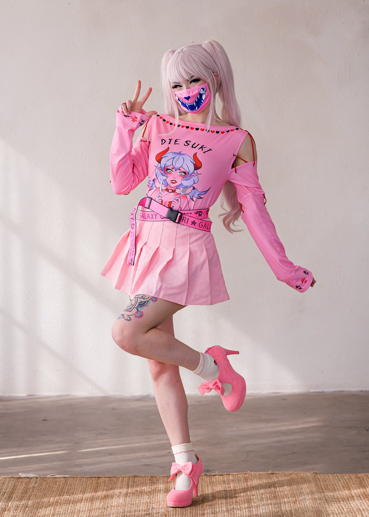 ジャケット・アウター mori / RE liner patch coat / pink mori / RE liner patch coat / pink